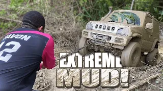 Jimny Extreme Off-roading | Getting Stuck in the Mud