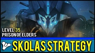 Destiny: How to Kill Final Boss Skolas VERY FAST on Level 35 Prison of Elders! (WITH SOLAR BURN)