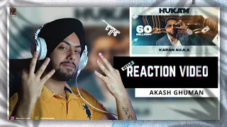 Reaction on HUKAM - Karan Aujla