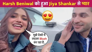 Harsh Beniwal & Jiya Shankar Cute Moments !