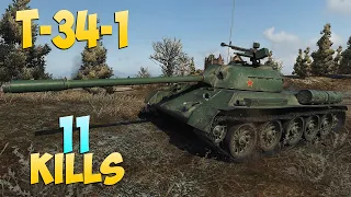 T-34-1 - 11 Frags 4.2K Damage - Not pulled out! - World Of Tanks