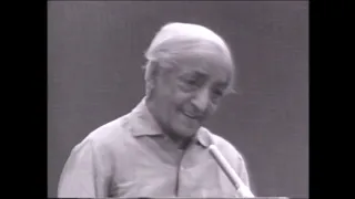 Krishnamurti - ¿Puede uno vivir más allá del tiempo?