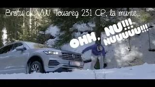 TEST: cum se descurca pe zapadă un VW Touareg V6 TDI 231 CP