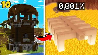 10 ESTRUTURAS MAIS RARAS DE ENCONTRAR NO MINECRAFT