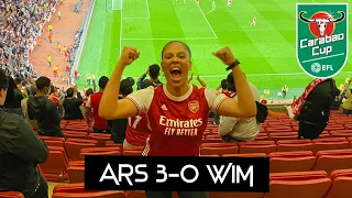 ARSENAL 3-0 WIMBLEDON | JOB DONE ONTO THE NEXT ROUND | MATCHDAY VLOG EMIRATES STADIUM CHARLENE SMITH