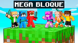 Atrapados en un MEGA BLOQUE en Minecraft!