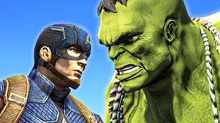 The Hulk Battle | Captain America vs Ultimate Hulk - What If