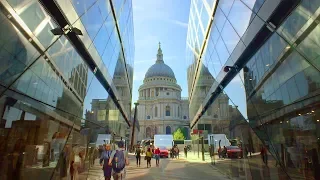 LONDON WALK from One New Change to St Paul’s Cathedral | England