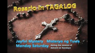 TAGALOG Holy Rosary Joyful Mysteries Ang mysterio ng tuwa