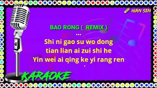 Bao rong - Remix - karaoke no vokal (cover to lyrics pinyin)