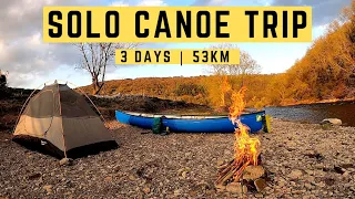 3-Day / 53km Solo Canoe Trip on the River Wye