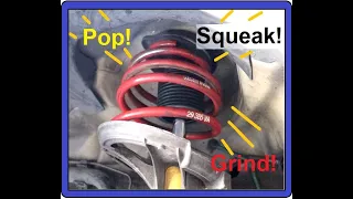 How to quiet, Noisy coil springs in your car