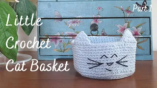 How to Crochet a Basket | Cute Cat Basket for Beginners