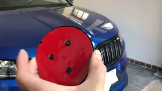 Škoda Karoq front badge replacement DIY