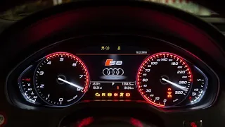 Audi S8 Plus ( 2018 ) Сумасшедший Разгон и Максималка