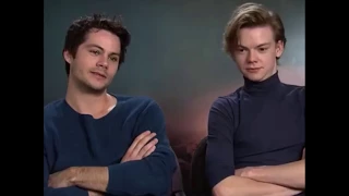 Death Cure - French Interviews (english sub)  Dylan, Thomas, Kaya & Wes speak french 2018