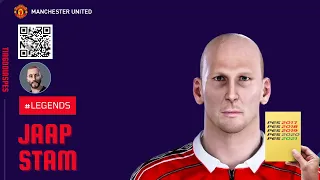 Jaap Stam @TiagoDiasPES (Man Utd, Lazio, AC Milan, PSV, Ajax) Face + Stats | PES 2021