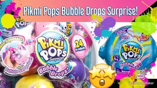 Pikmi Pops Surprise Neon Wild Bubble Drops Blind Bag Toy Review! Toy Haul