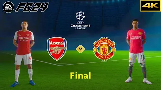 FC 24 - ARSENAL vs. MANCHESTER UNITED - UEFA CHAMPIONS LEAGUE FINAL - [4K]