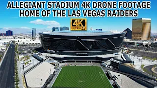 Allegiant Stadium Las Vegas Raiders 4K Drone Footage