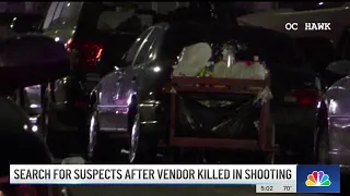 Stray bullet in shootout kills street vendor in Long Beach