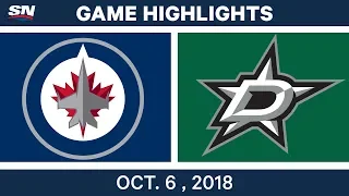 NHL Highlights | Jets vs. Stars - Oct. 6, 2018