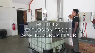 Multimix Explosion-Proof (ATEX) 2-IN-1 IBC and Drum Mixer
