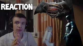 Reaction | Трейлер SDCC "DC Batman v Superman/Бэтмен против Супермена"