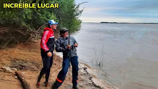 Impresionante Lugar de Pesca En el Río Paraná, Lugar gratis, Pesca en Bella Vista