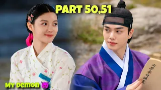 Part 50,51 || Contract Marriage With A Handsome Demon 😈 My Demon Korean Drama Explained in Hindi