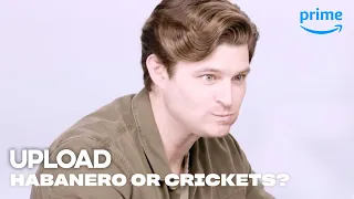 Playing Would You Rather With the Cast of Upload | Prime Video