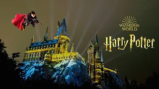 Light Show at Hogwarts Castle 2022! Islands of Adventure! Universal Orlando ! Harry Potter