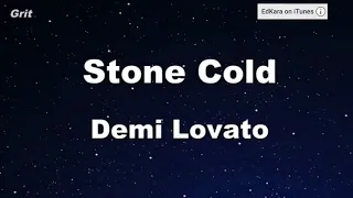 Stone Cold - Demi Lovato Karaoke   (No Guide Melody)   Instrumental - Shortened Version