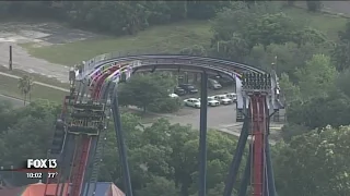 Passengers rescued from Busch Gardens roller coaster