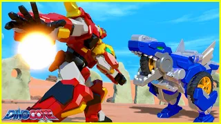 Dinocore Cartoon | Dinosaurs Vs Robots Face Off | The Good Dinosaur | Kids Movies 2024