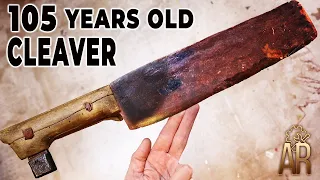 Antique Meat Cleaver Restoration - 105 Years old
