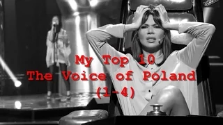 My Top 10 : The Voice of Poland (Blind Audition 1-4)