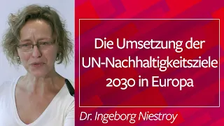 Die Umsetzung der UN-Nachhaltigkeitsziele 2030 in Europa - Dr. Niestroy, 14.09.20