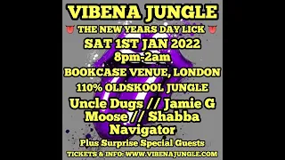 DJ Uncle Dugs with MC Navigator at Vibena Jungle New Years Day Lick 2022