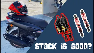 YAMAHA NMAX V2 | RCB VD SERIES VS YSS DTG VS STOCK??