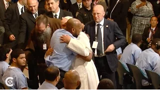 Pope Francis visits Philly prison