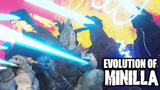 Evolution of SON OF GODZILLA MINILLA BABYGODZILLA [1967-2023] In Godzilla Movies and Games