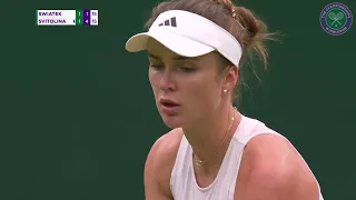 Elina Svitolina vs Iga Swiatek | Quarter-final Extended Highlights | Wimbledon 2023