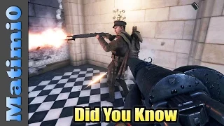 Did You Know - Battlefield 1