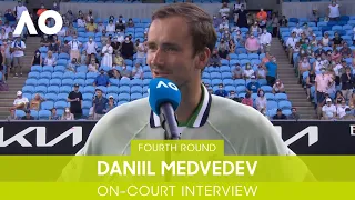 Daniil Medvedev On-Court Interview (4R) | Australian Open 2022