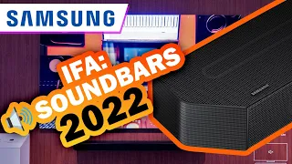 SAMSUNG SOUNDBARS 2022: Vom superschlanken Klangriegel bis zum 11.1.4 Dolby Atmos-Wunder