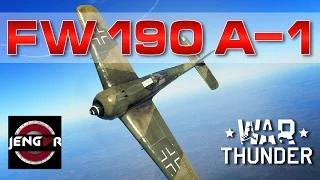 War Thunder Realistic: Fw 190 A-1 [ButcherBird]