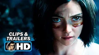 ALITA: BATTLE ANGEL Clips + Trailers (2019)