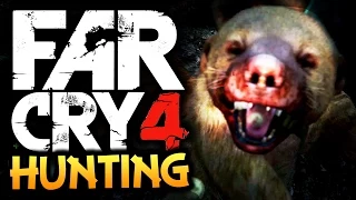 Far Cry 4: Funny Moments - HUNTING! - (Rare Honey Badger, Tigers, Dholes)