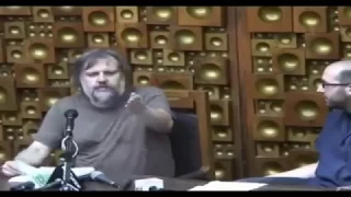 Slavoj Žižek tells a joke (Albanians)